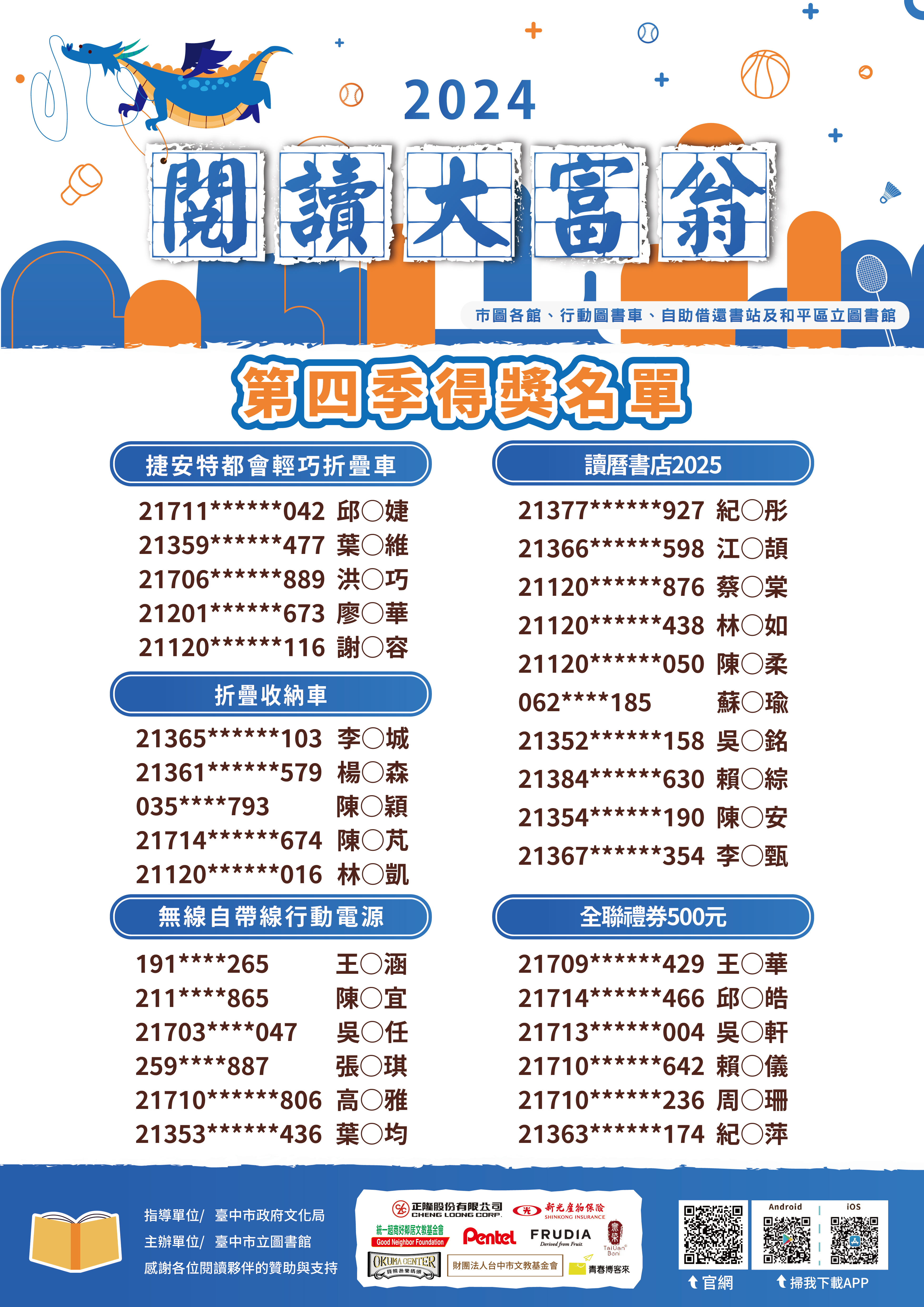 2024閱讀大富翁第4季-得獎公告