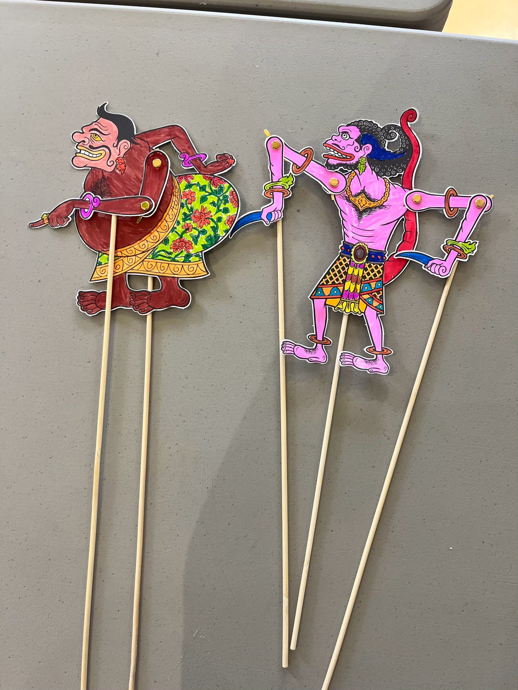 皮影戲偶製作