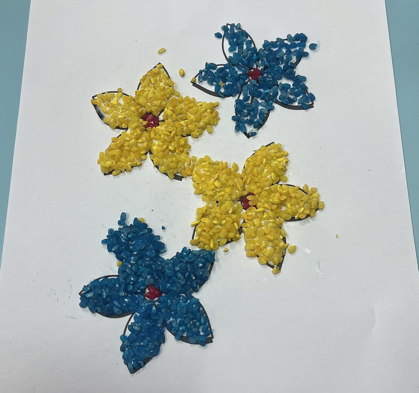 DIY體驗手作米畫