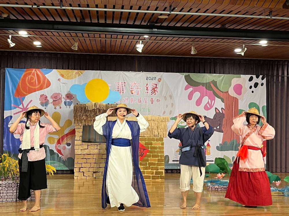 中市圖精武圖書館小太陽故事劇團表演太陽餅的傳說