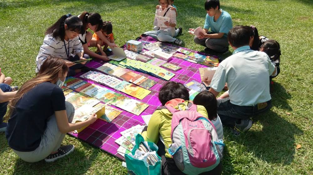 臺中市公共圖書館好書交換活動首度移師戶外